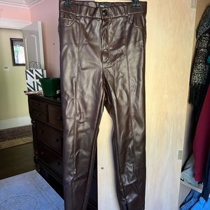 Zara leather pants